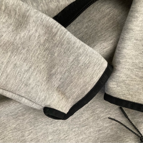 Nike Hooded High Low Sweater Size M Heather Gray - Picture 12 of 16